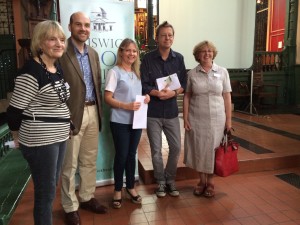 Poetry judges with Simon Mayo 2014