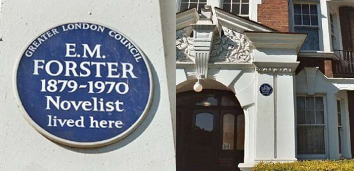 CBF2018 - Timeline EM Forster blue plaque