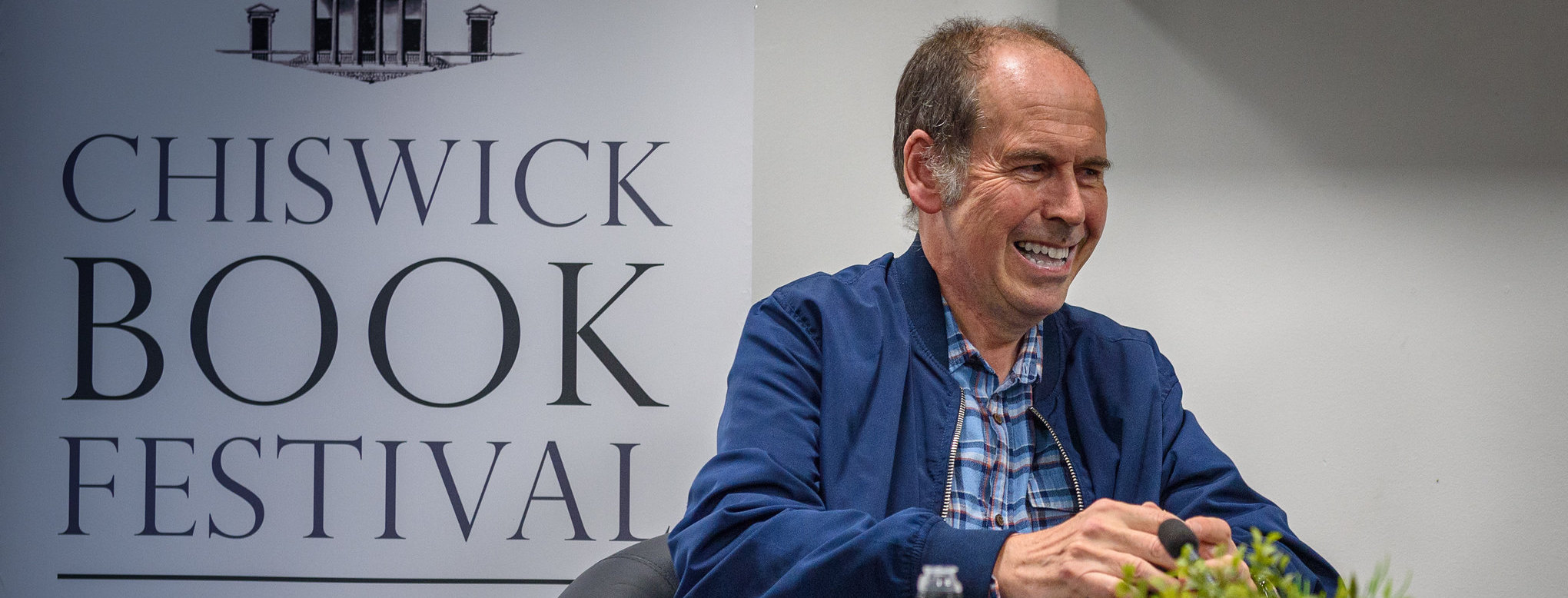 Ealing-based author Rory Cellan-Jones at a 2021 Chiswick Book Festival in Ealing.