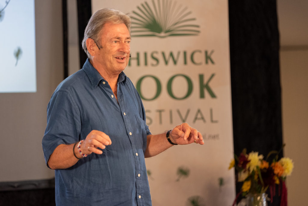 At a 2023 Chiswick Book Festival event at Chiswick House, author and broadcaster Alan Titchmarsh talks to Rosie Fyles, Head of Gardens at Chiswick House & Gardens Trust about his new book Chatsworth: Its Gardens and the People who Made Them.