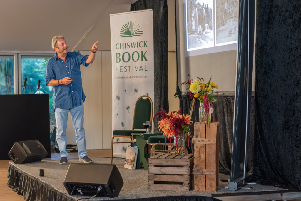 At a 2023 Chiswick Book Festival event at Chiswick House, author and broadcaster Alan Titchmarsh talks to Rosie Fyles, Head of Gardens at Chiswick House & Gardens Trust about his new book Chatsworth: Its Gardens and the People who Made Them.