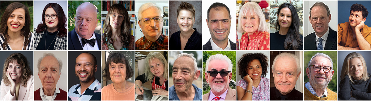 The authors to be featured at the Local Author event on 10 September at the 2025 Chiswick Book Festival.