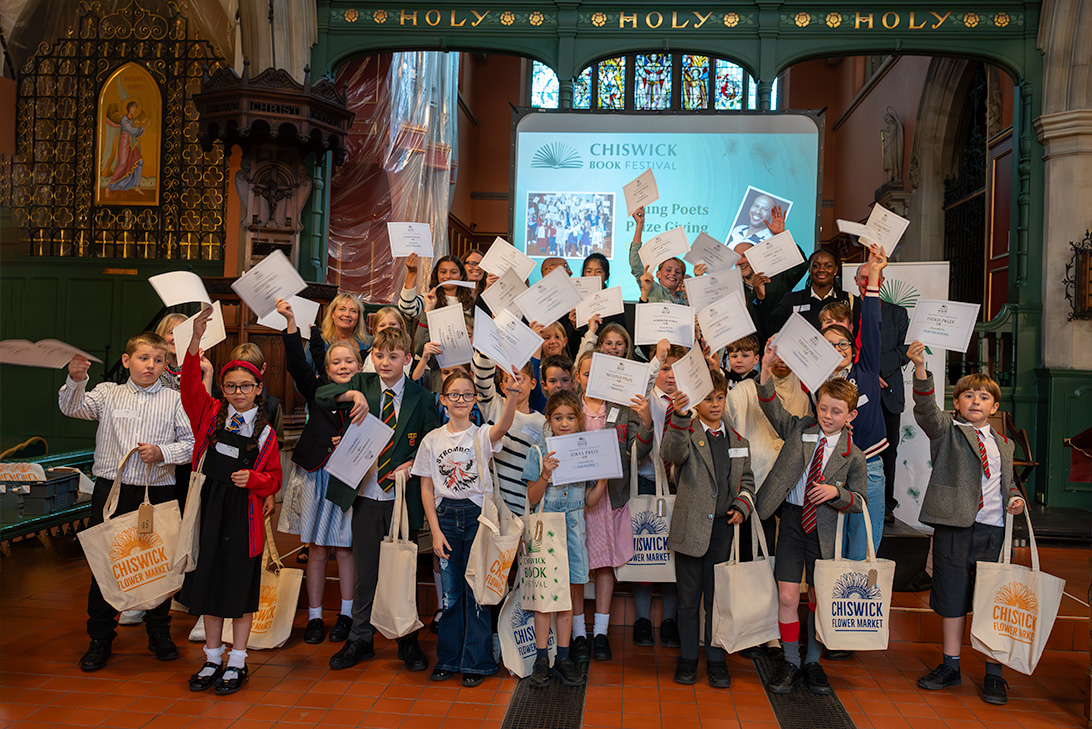 Winners of the 2024 Chiswick Book Festival’s Young Poets Competition